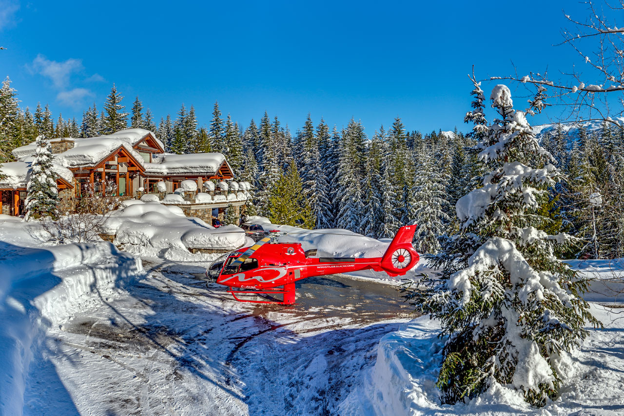 Heli-skiing